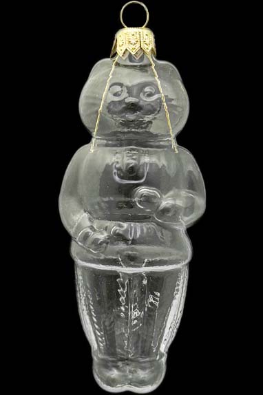 Стеклянная елочная игрушка Заготовка Котофей Иванович 12,8 см 161523400